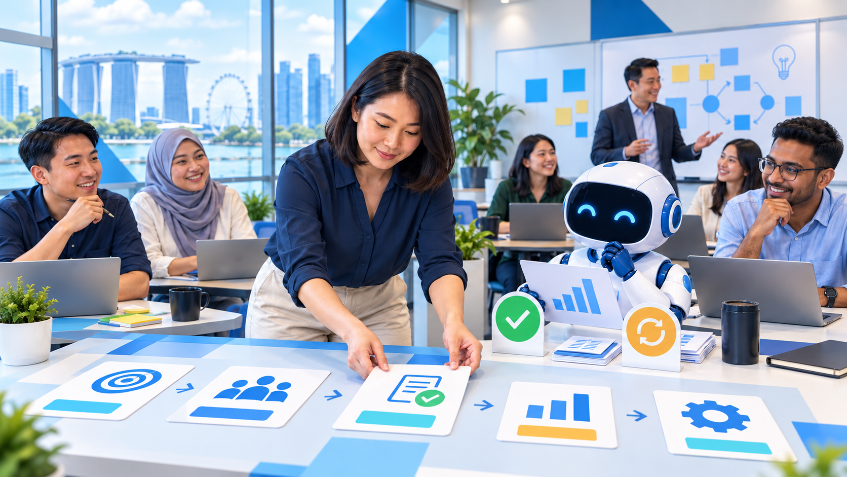 A business professional learning to test AI agent work against clear acceptance criteria